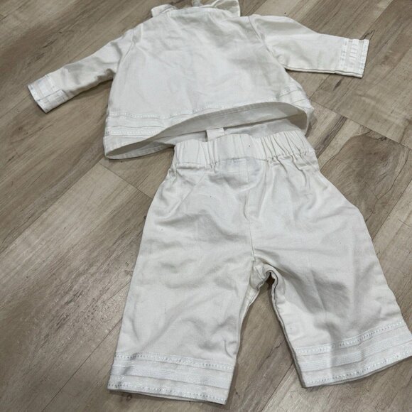 Vtg‎ Jessica McClintock Size 6 Months Baby Boy Christening Baptism RARE - Picture 4 of 10